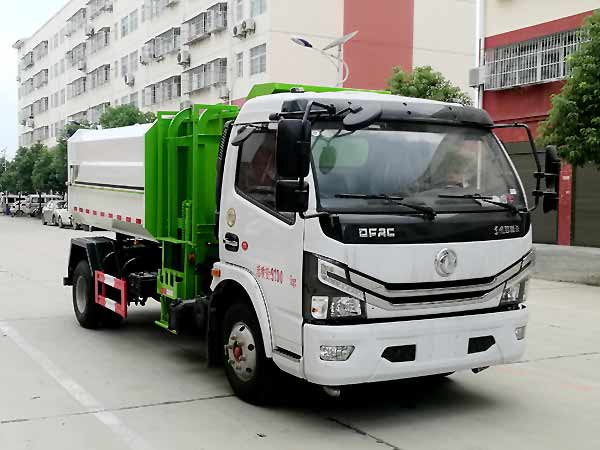 國六（7）方掛桶式垃圾車